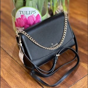 Kate Spade Carson Convertible Crossbody Bag Black